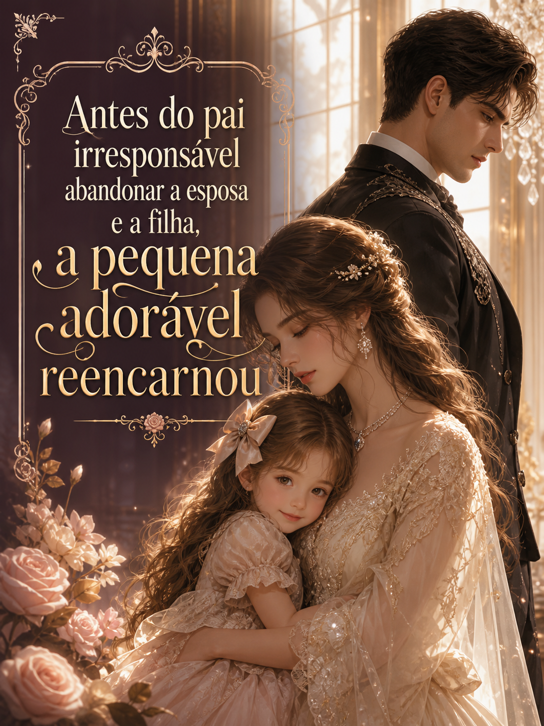 Antes do pai irresponsável abandonar a esposa e a filha, a pequena adorável reencarnou