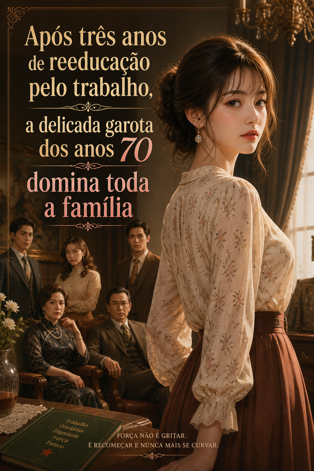 Após três anos de reeducação pelo trabalho, a delicada garota dos anos 70 domina toda a família