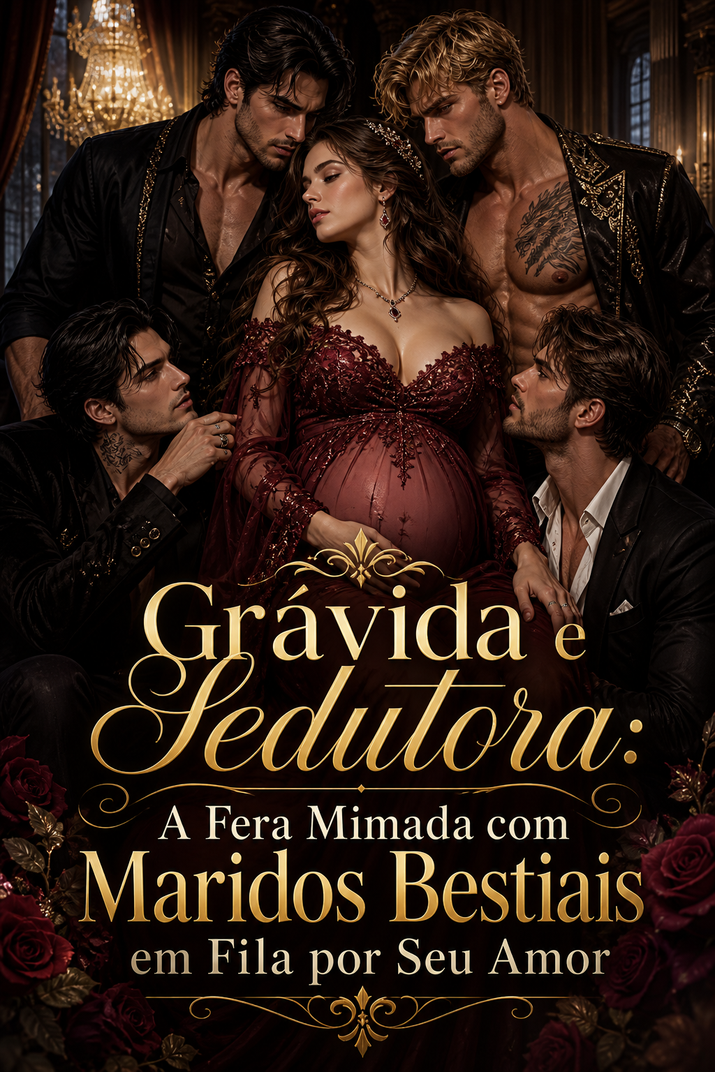 Grávida e Sedutora: A Fera Mimada com Maridos Bestiais em Fila por Seu Amor