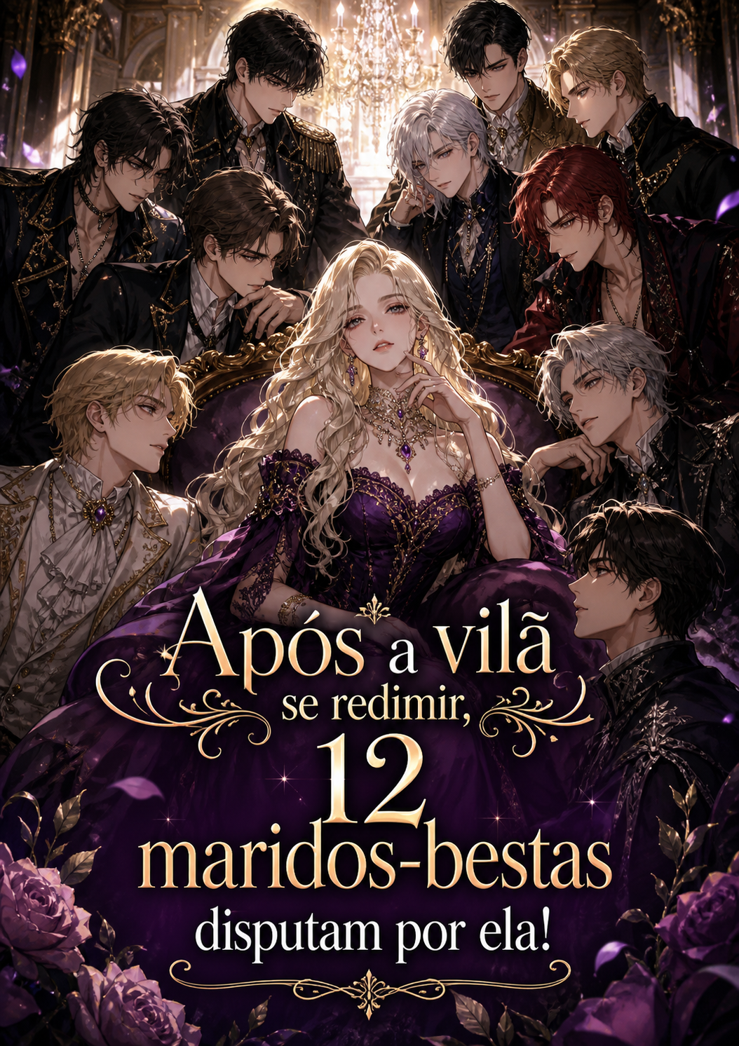Após a vilã se redimir, 12 maridos-bestas disputam por ela!